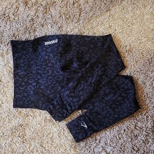 Gymshark, leopard print xs